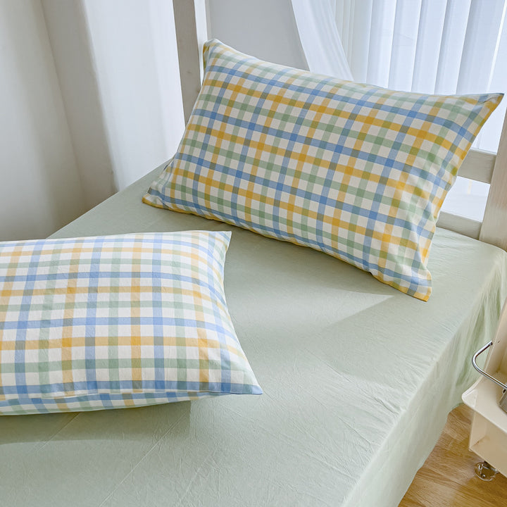 Leichtes Baumwolle Etagenbett Bettwäsche Set mit Bettbezug, Kissenbezug und Spannbettlaken