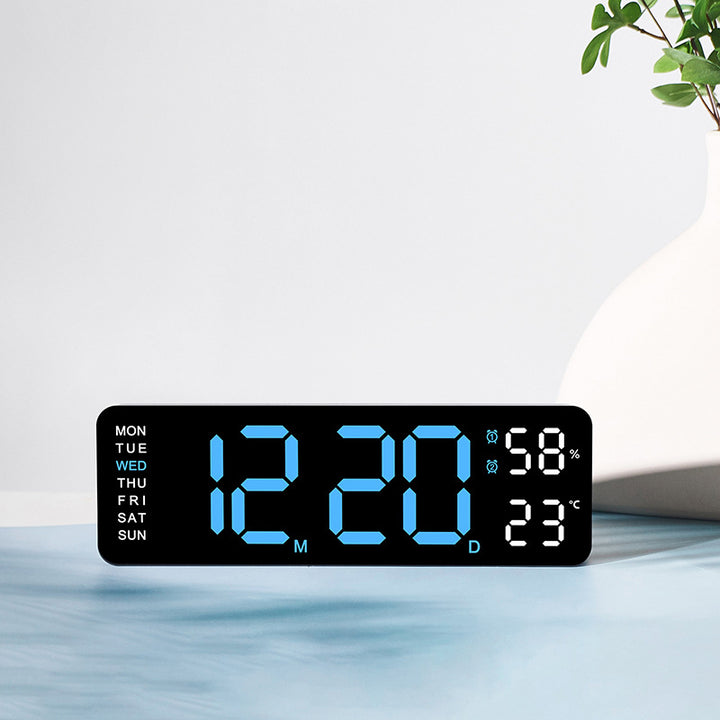 Digitaler Alarmwecker mit Umgebungstemperatur- und Luftfeuchtigkeitsanzeige Karnz