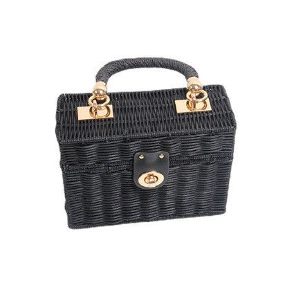 Damen Handtasche im strukturierten Korbdesign Karnz