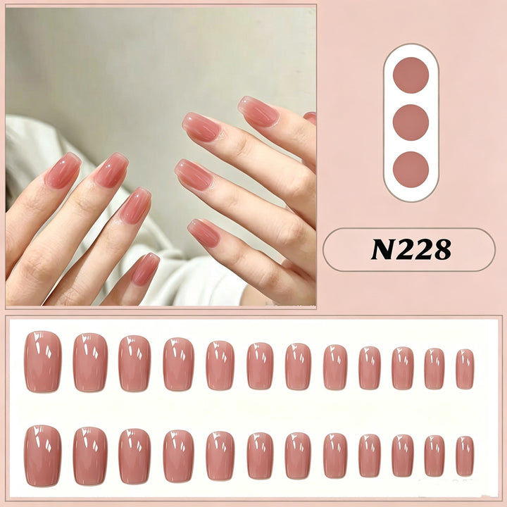 Klassisches Press-On Nagelset