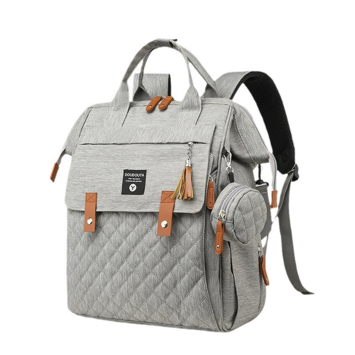 Multifunktionaler gesteppten Windelrucksack Karnz
