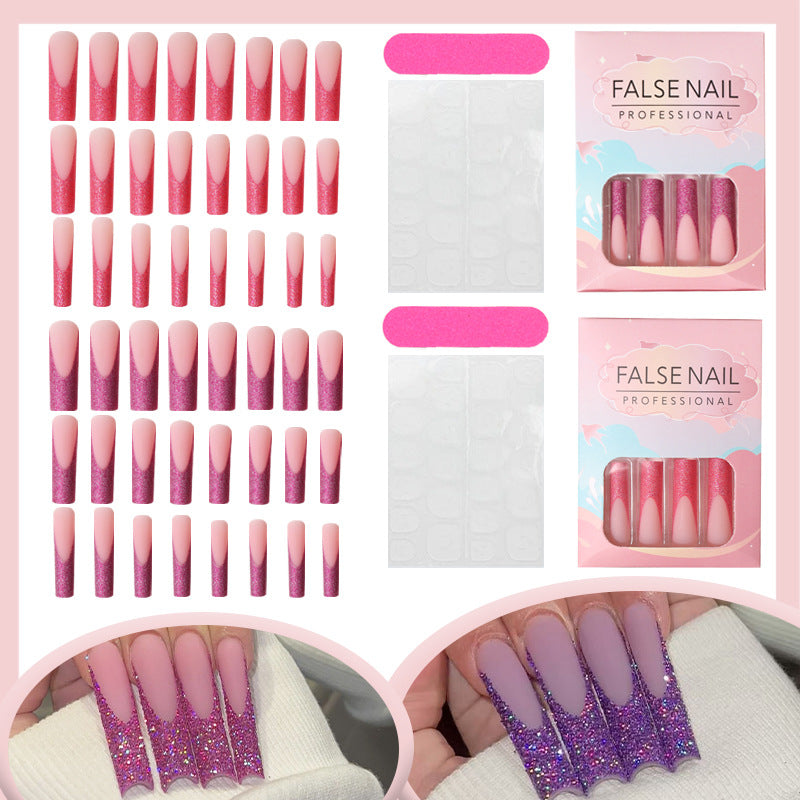 Glitter Ombre Press-On Nail Set Karnz