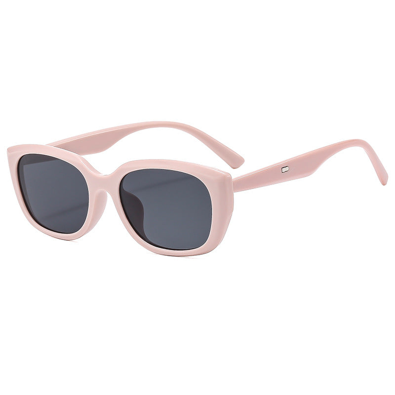 Damen modische oversized Sonnenbrille mit stilvollem Kunststoffrahmen Karnz