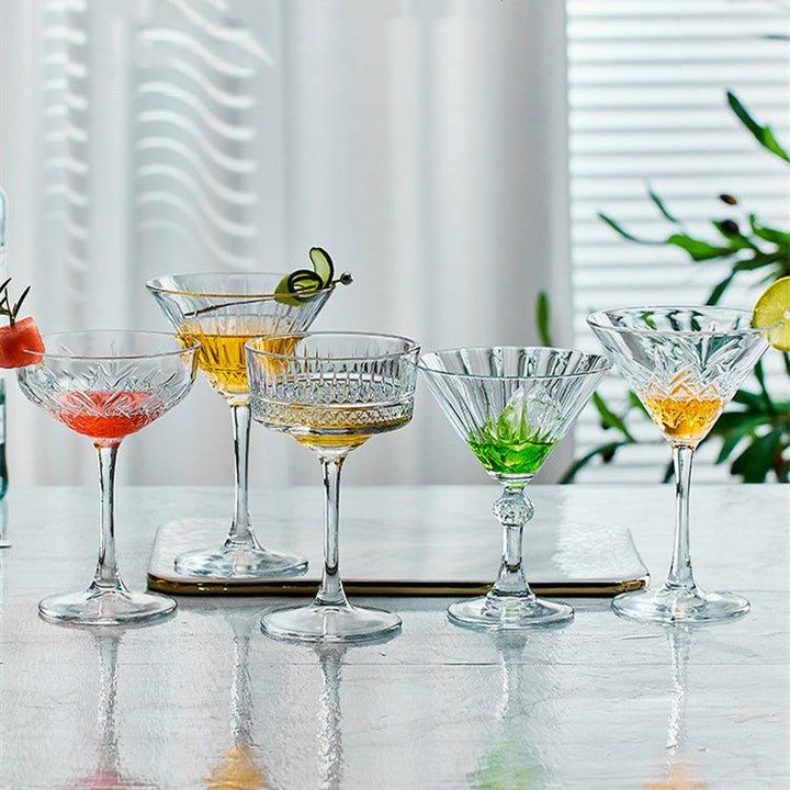 Gemusterte Martini Cocktailgläser | Karnz