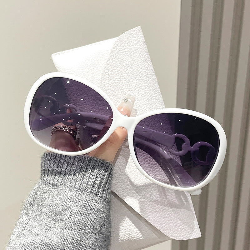 Damen Oversized Sonnenbrille mit UV-Schutz und trendigem Design Karnz