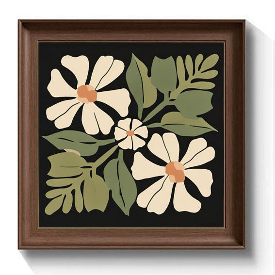 Blumenthema Wanddekoration