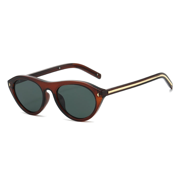 Retro-inspirierte geometrische Sonnenbrille Karnz