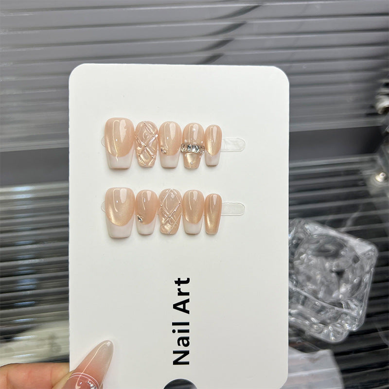 Elegantes Press-On Nail Art Set 1790734249