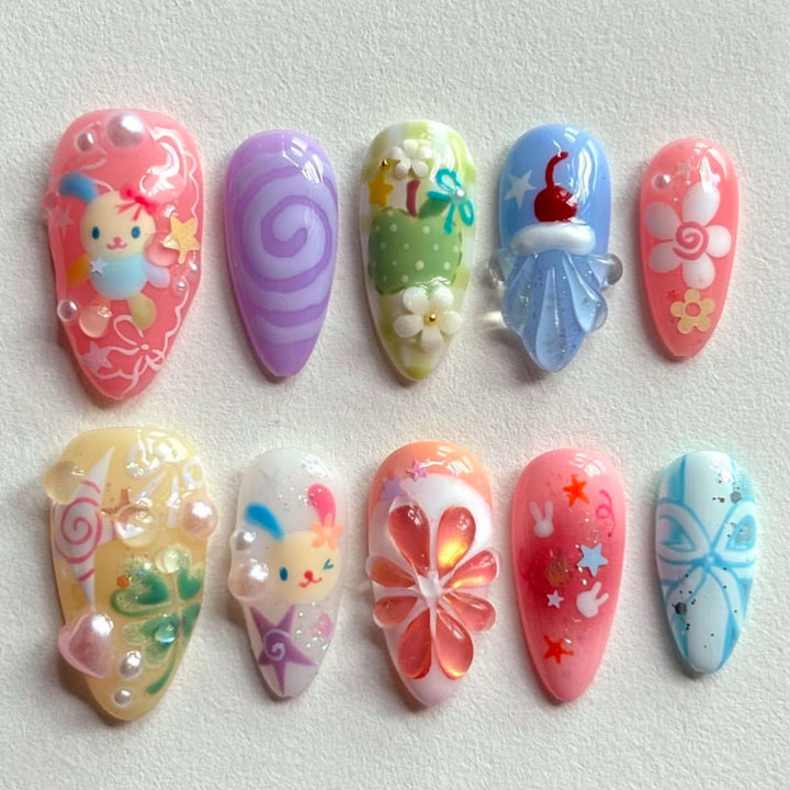 Thematic Artisan Press-On Nail Set Karnz