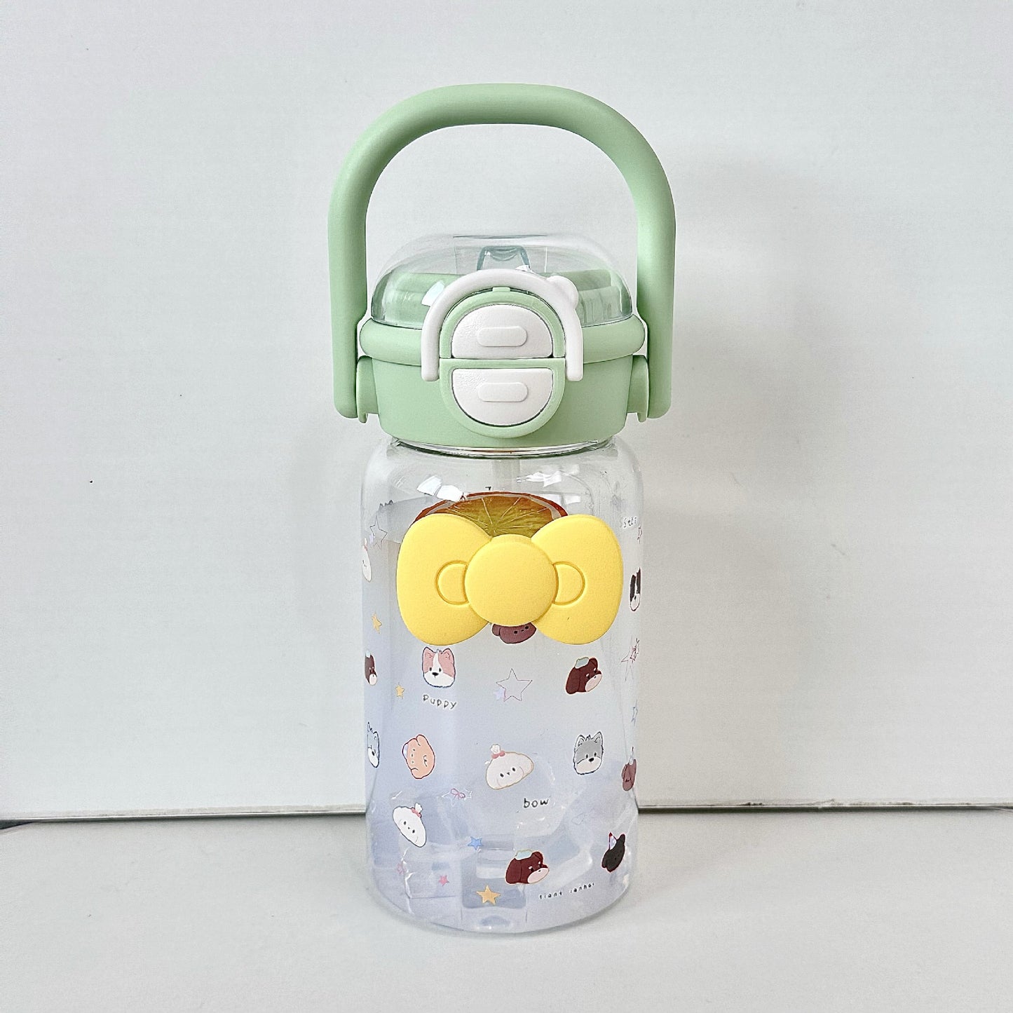 Damen Kindgerechte Trinkflasche mit fröhlichem Motiv Karnz