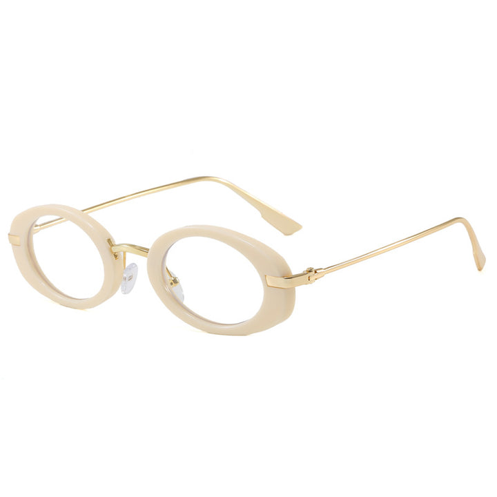 Modische Brille mit Ovalem Rahmen Karnz