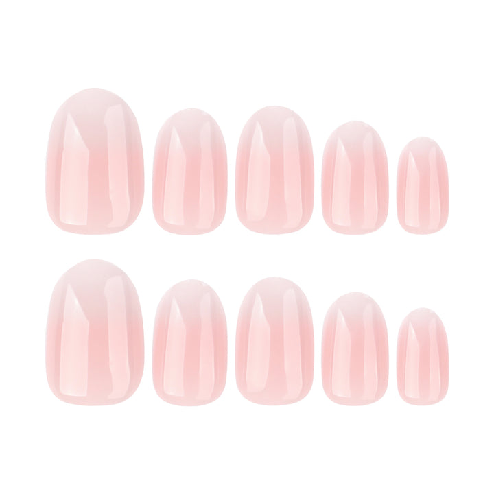 Elegante Gel-Nagelverlängerungen im modernen French-Tip Design Karnz