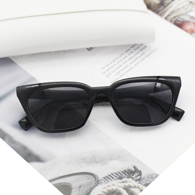 Damen geometrische Designer-Sonnenbrille im modernen Look Karnz