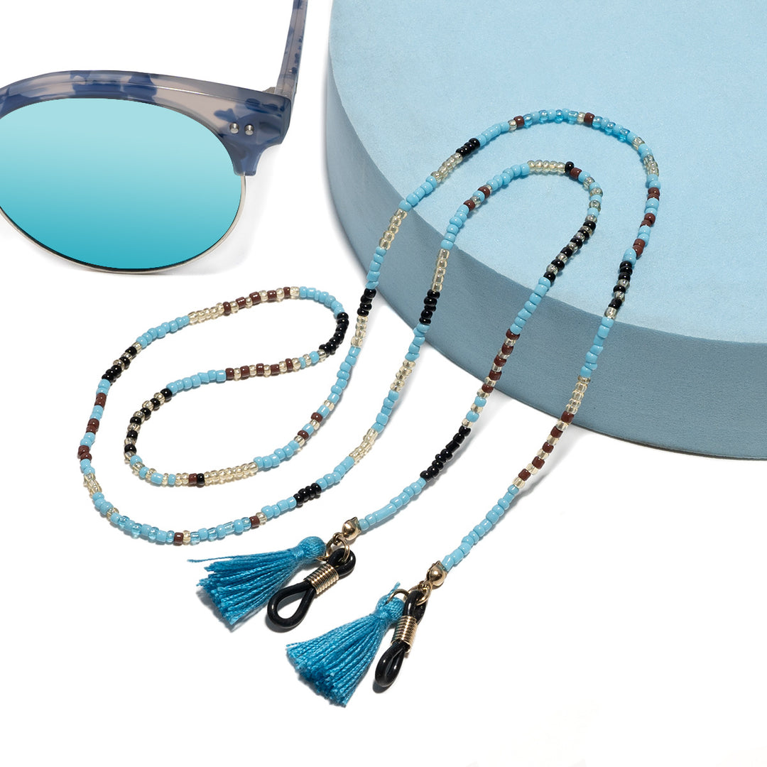 Designer-Brillen mit Perlenhalter Karnz