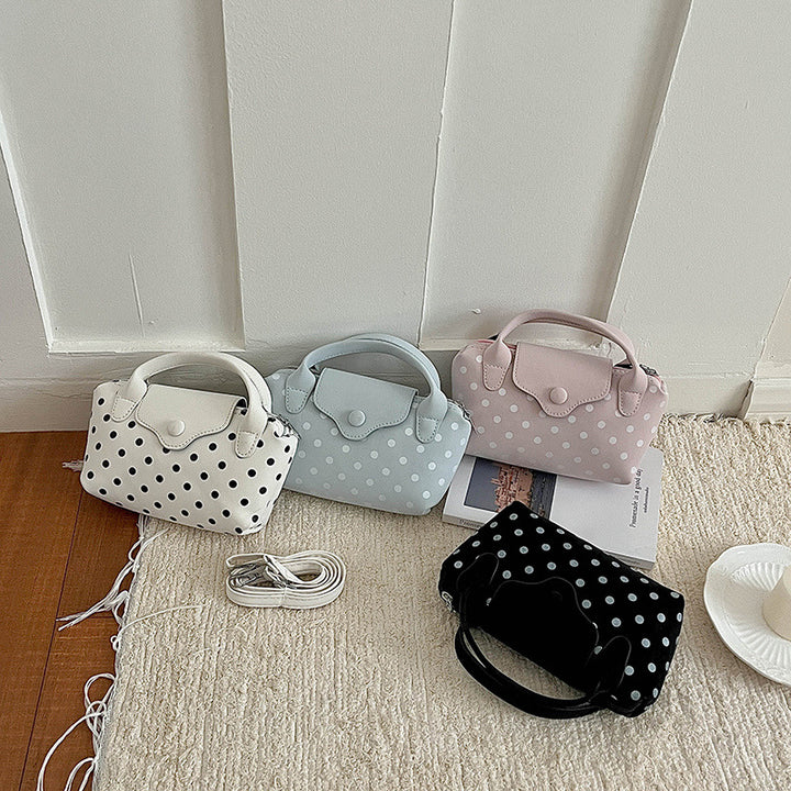 WoStylish Polka Dot Handtasche Karnz