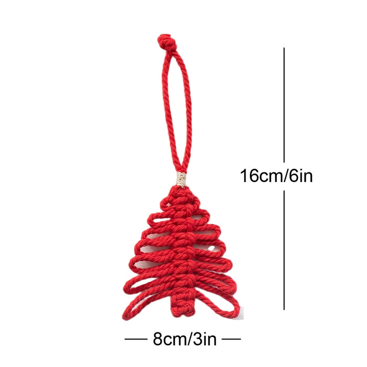 Macrame Weihnachtsbaum Ornament Karnz