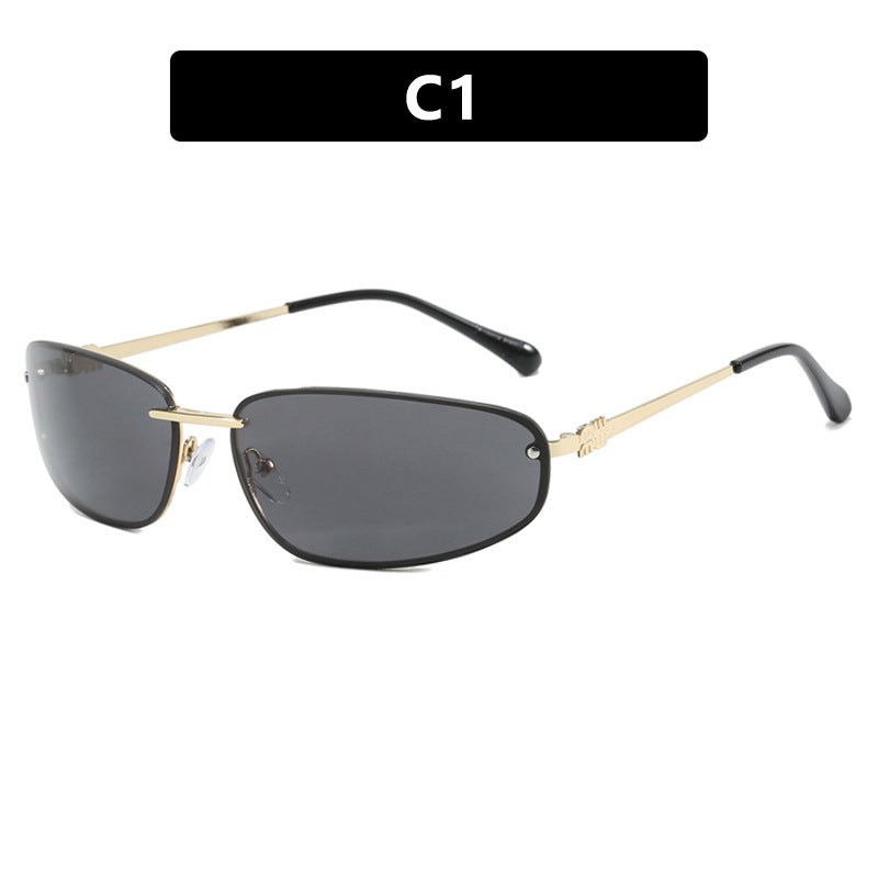 Damen modische Sonnenbrille mit innovativem Design und komfortablem Sitz Karnz