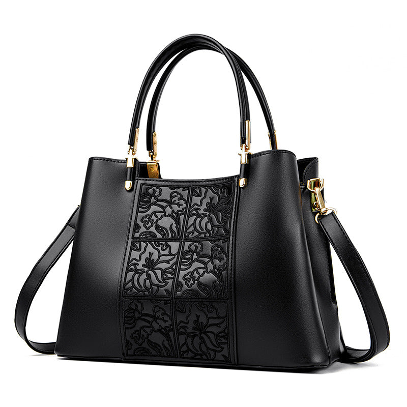 Elegante bestickte Handtasche Karnz