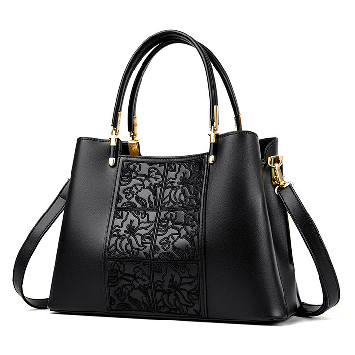 Elegante bestickte Handtasche Karnz