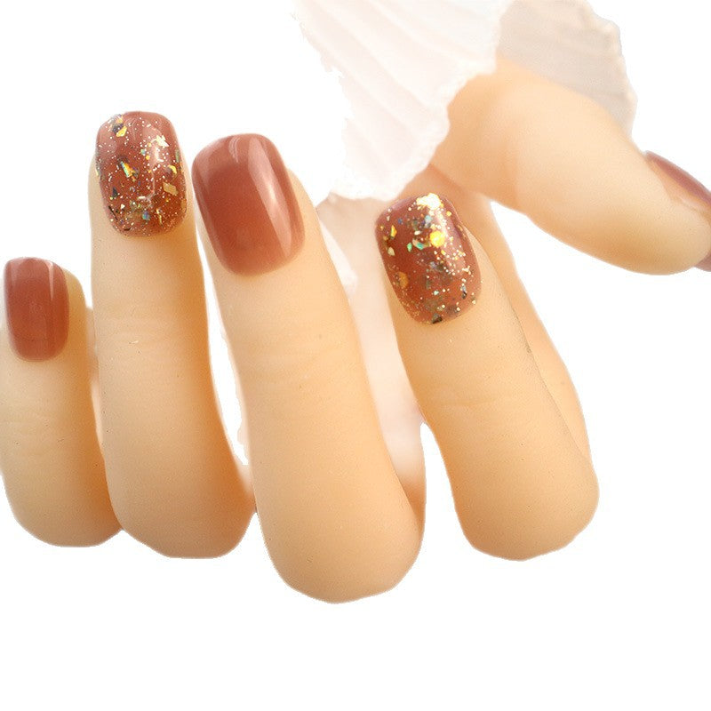 Glamouröser, glitzerverstärkter Press-On-Nagelset