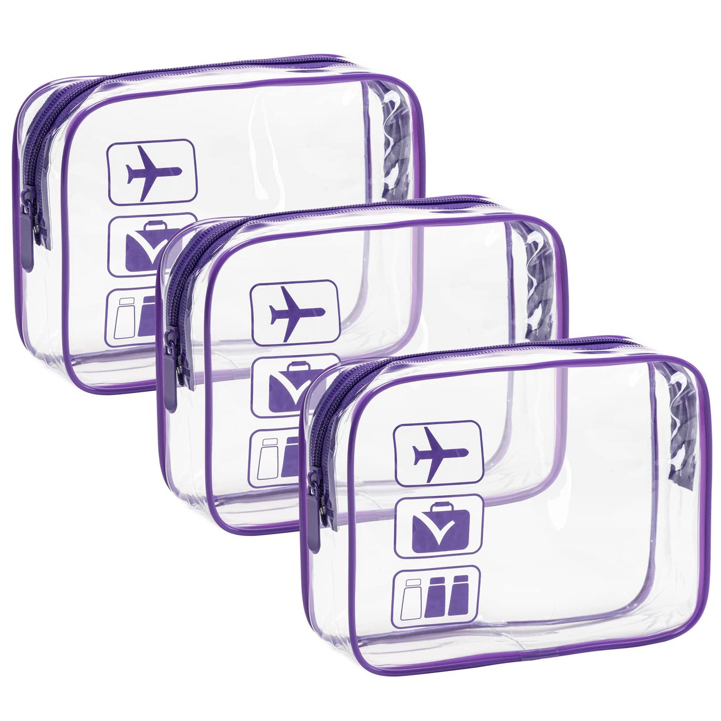 Unisex durchsichtige Reiseorganizer-Taschen Set Karnz