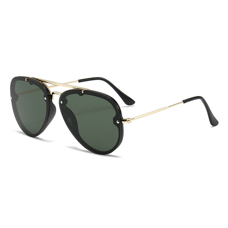 Damen extravagante Sonnenbrille mit stilvollem Rahmen und UV-Schutz Karnz