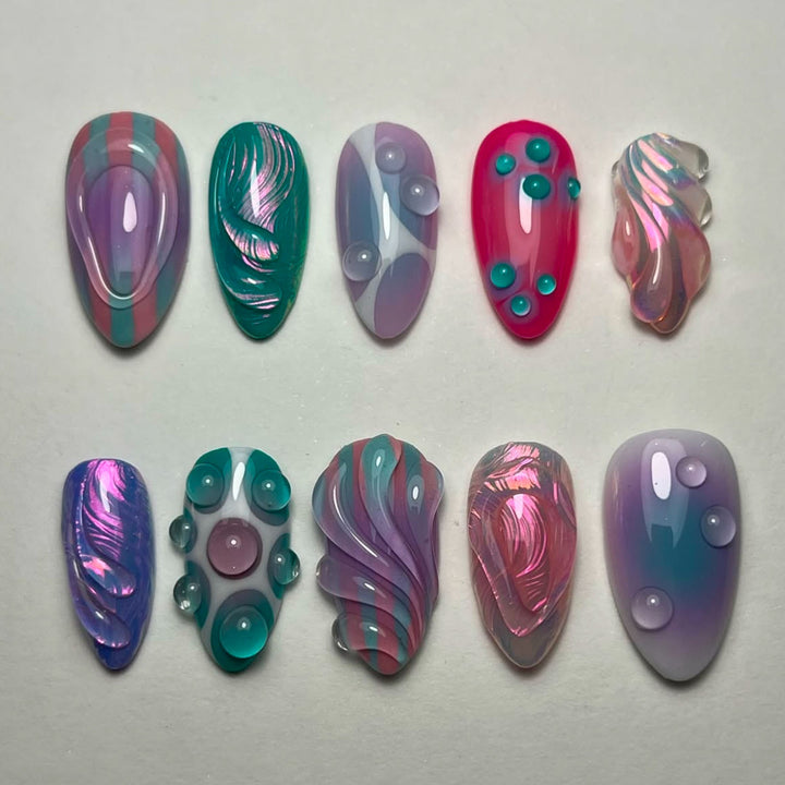 Thematic Artisan Press-On Nail Set Karnz