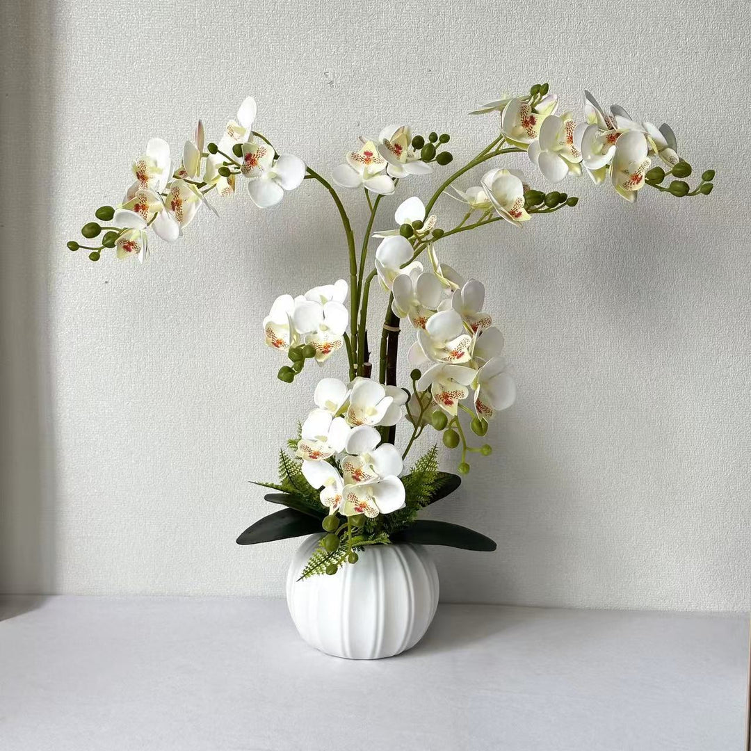 Elegante Kunstorchideenbouquet für die Wohnkultur Präsentation