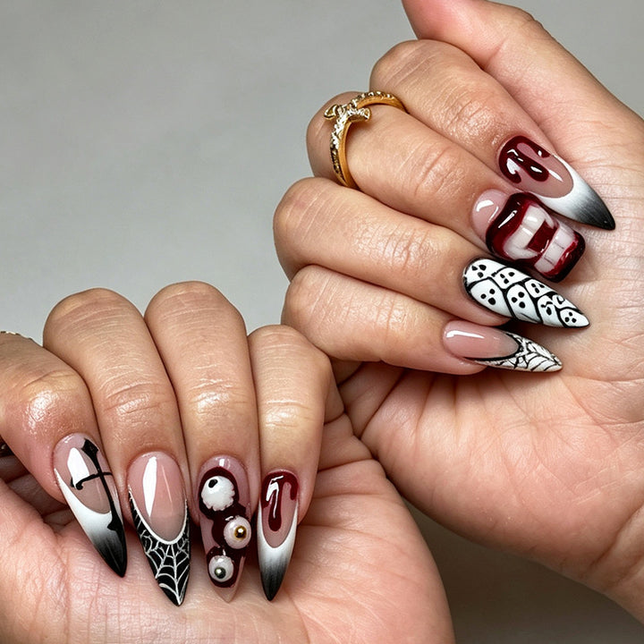 Gothic-Themen Press-On Nagel Kollektion Karnz