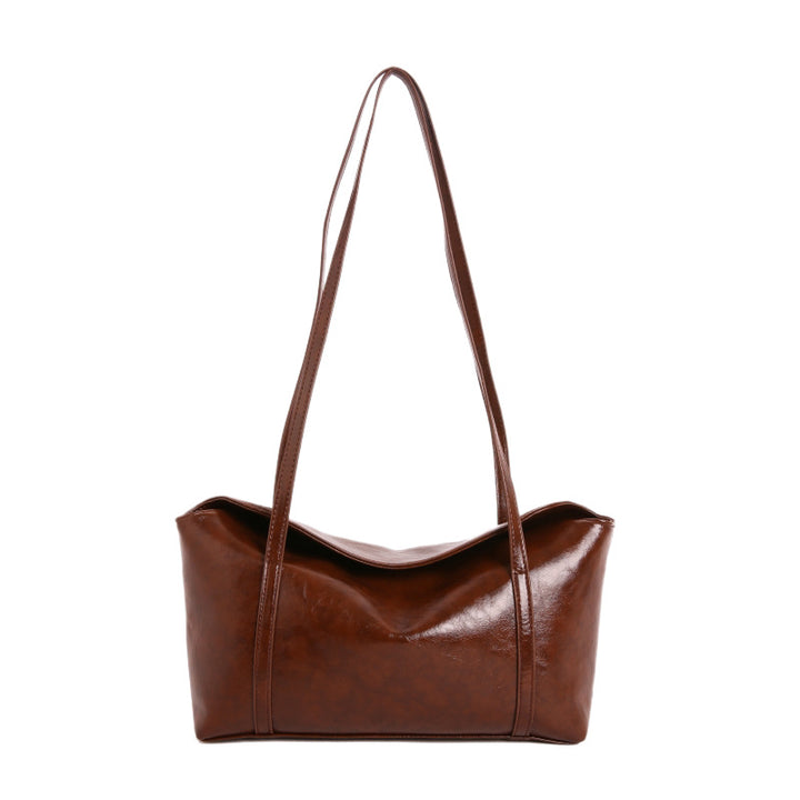 Schlanker minimalistischer Leder-Tote