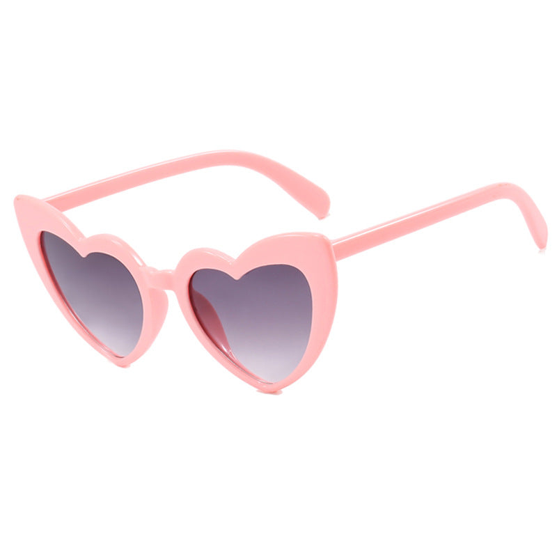 Damen Herzförmige Sonnenbrille mit polarisierenden Gläsern und hochwertigem Kunststoffrahmen Karnz