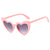 Damen Herzförmige Sonnenbrille mit polarisierenden Gläsern und hochwertigem Kunststoffrahmen Karnz