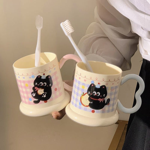 Keramiktasse mit Verspieltem Katzenmotiv Karnz