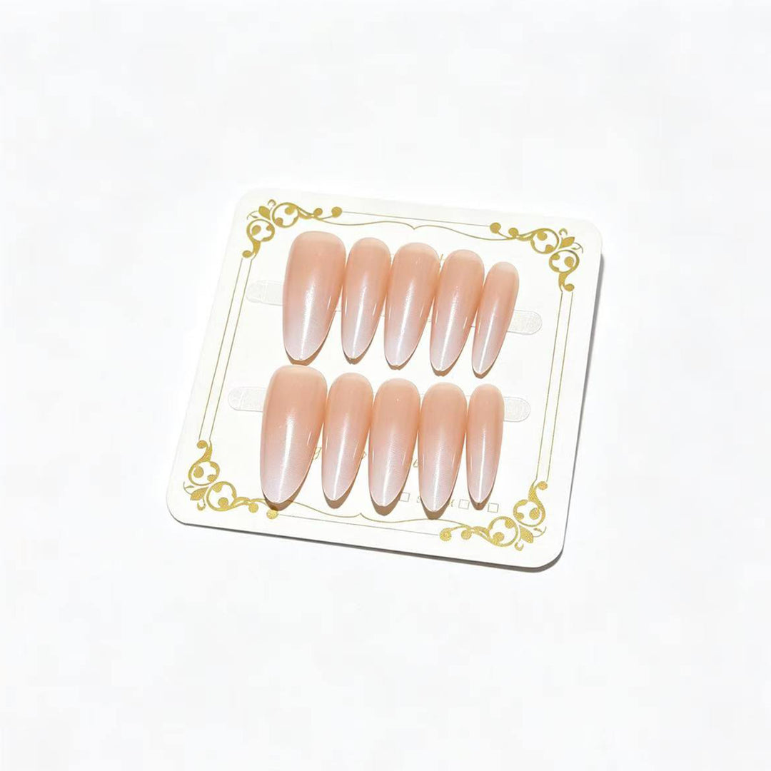 Glänzende Ombre Press-On Nagelspitzen Karnz