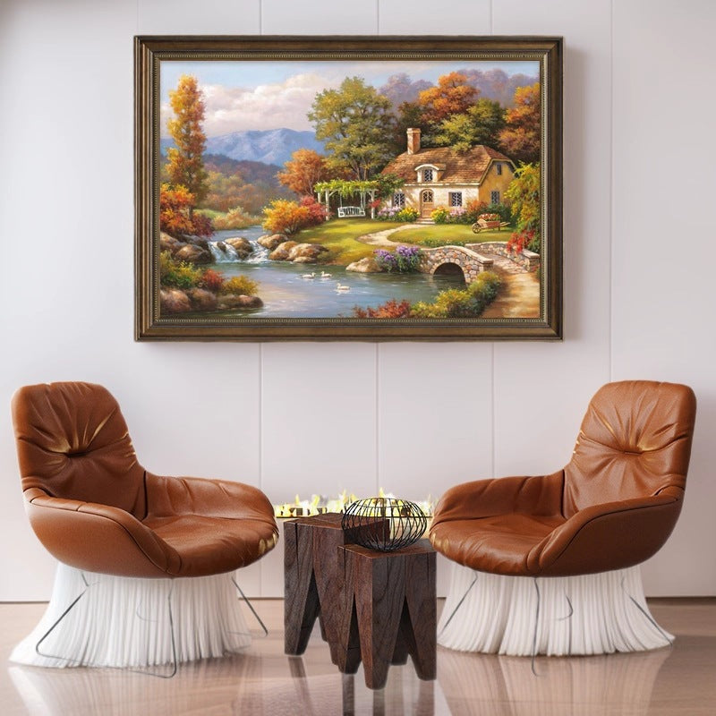 Szenisches Landschaft Kunstwerk