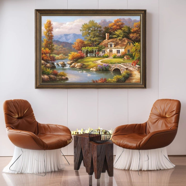 Szenisches Landschaft Kunstwerk