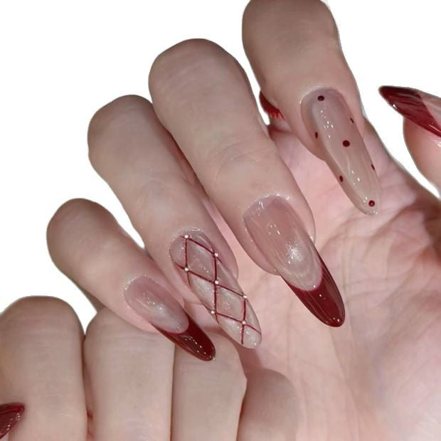 Elegante Stiletto Nagelkunst Verbesserungen Karnz