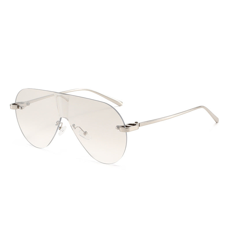 Damen Oversized Sonnenbrille im modernen Aviator-Stil Karnz