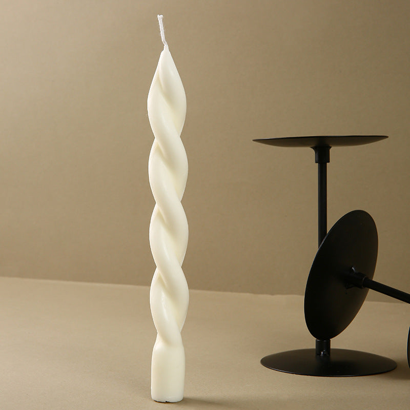 Verdrehte Spirale Dekorative Stabkerze
