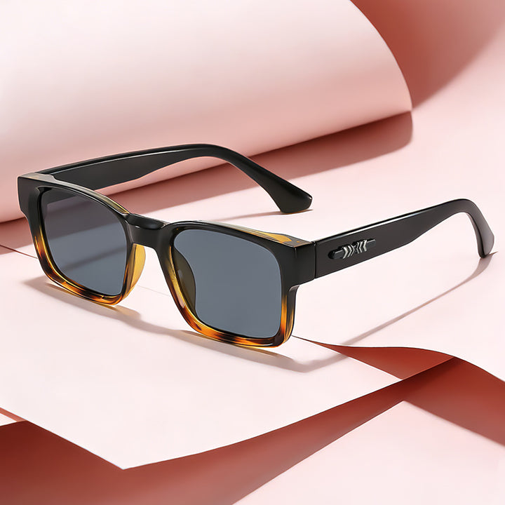 Stylische Chunky Quadratische Sonnenbrille Karnz