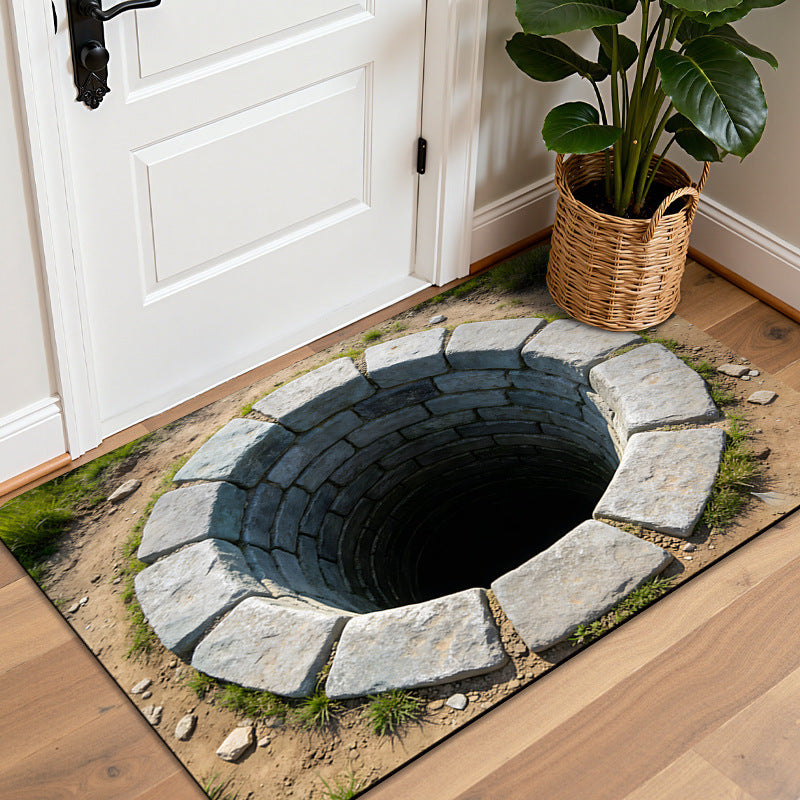 3D Illusion Dekorativer Eingangsbereich Teppich
