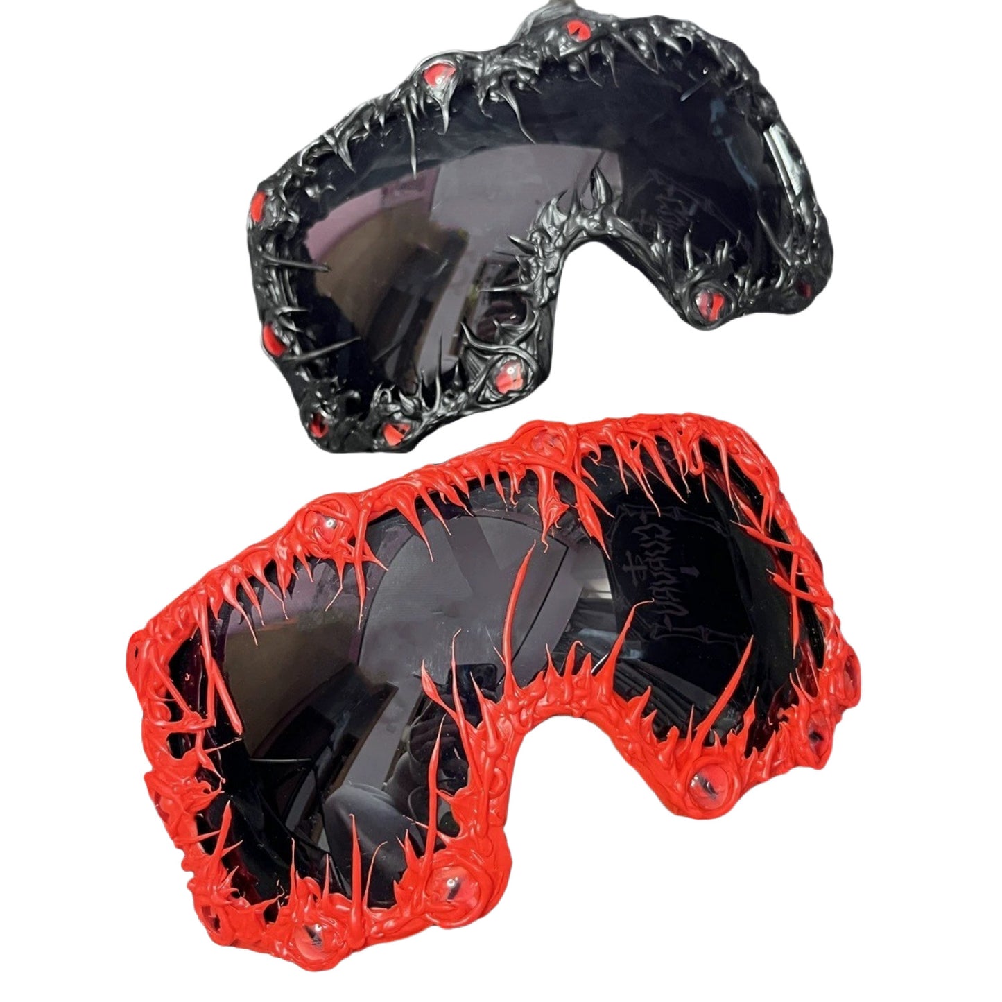 Damen futuristische Sportsonnenbrille mit kreativem Design Karnz