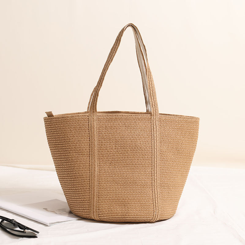 Damen Stylische Korb-Tragetasche Karnz