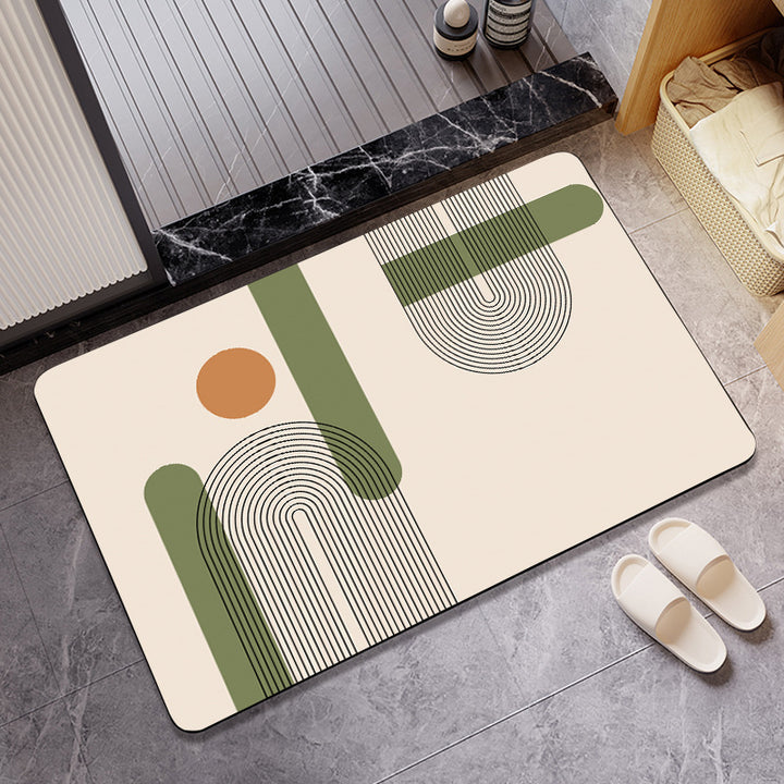 Abstrakte Kunst-Themen Innenbereich Matte