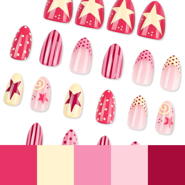 Kreative und bunte Nagelkunst Karnz