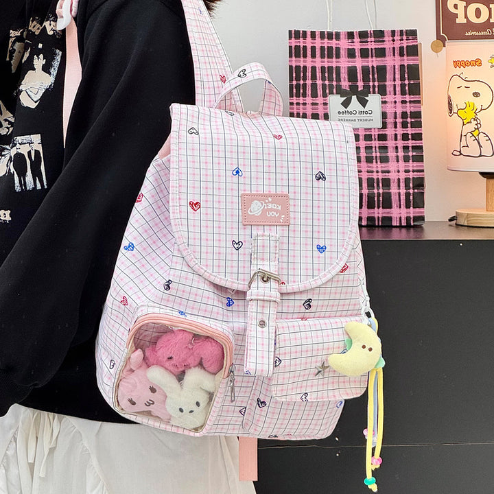 Herz-gedruckter Freizeit-Rucksack Karnz