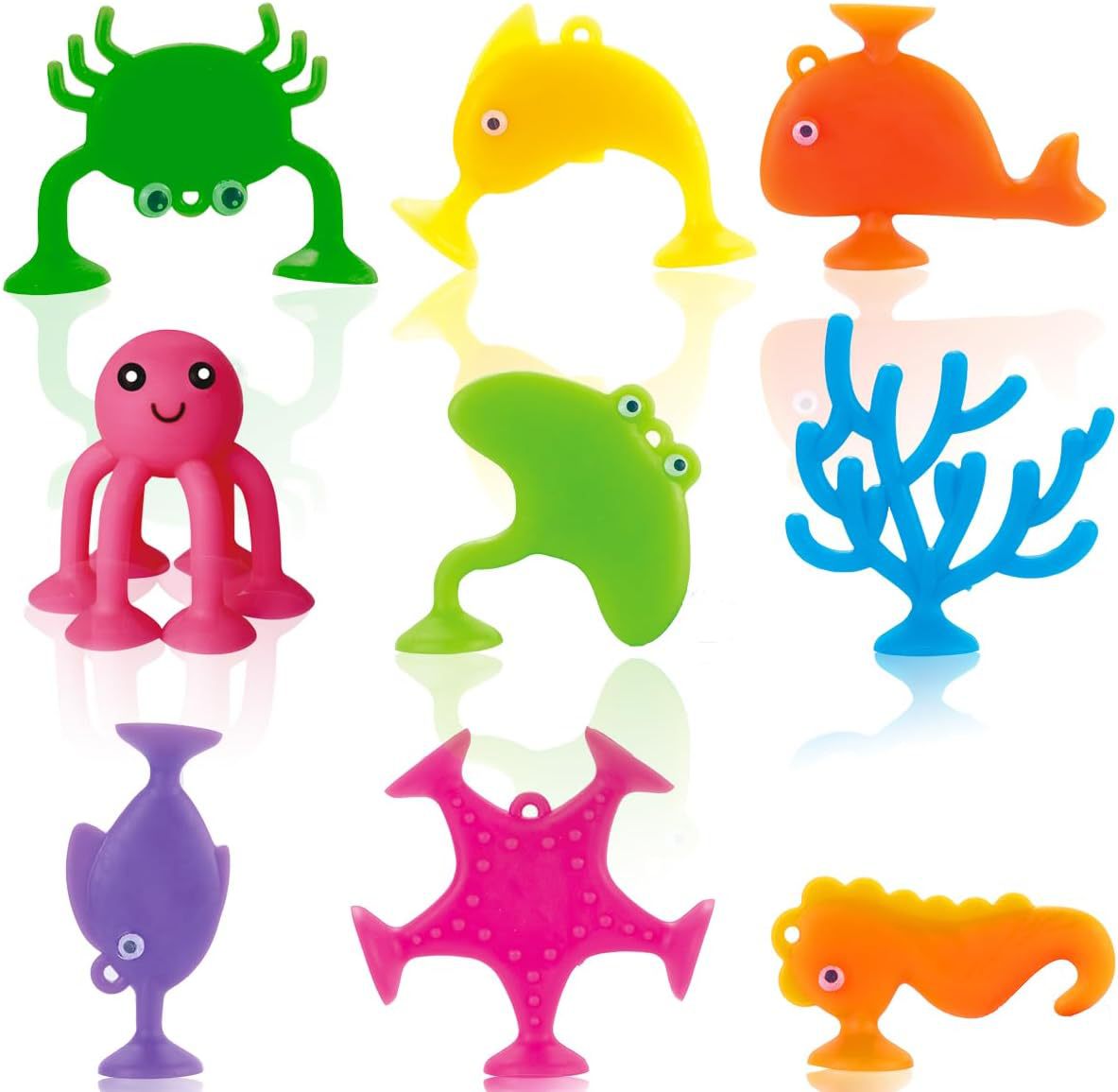 Unisex Bunte Badewannenspielzeuge Karnz