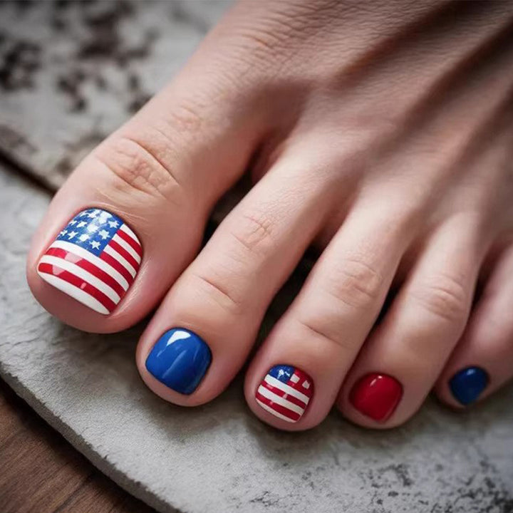 Elegante Fußnagelkunst Karnz