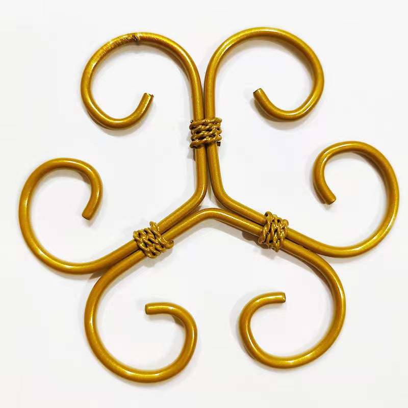 Eleganter dekorativer Wandhaken Karnz