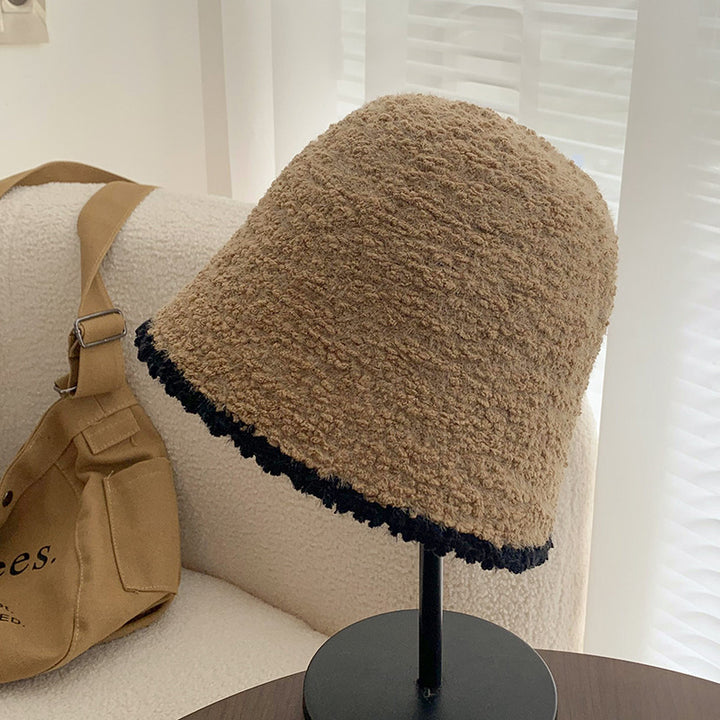 Strukturierter Wollener Bucket Hat